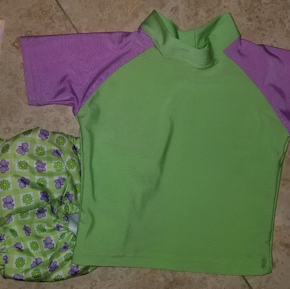 Baby Girl Rash Guard Set - Picture 3 of 3